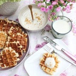 IMG Apfelwaffeln mit Bananedip 8 1