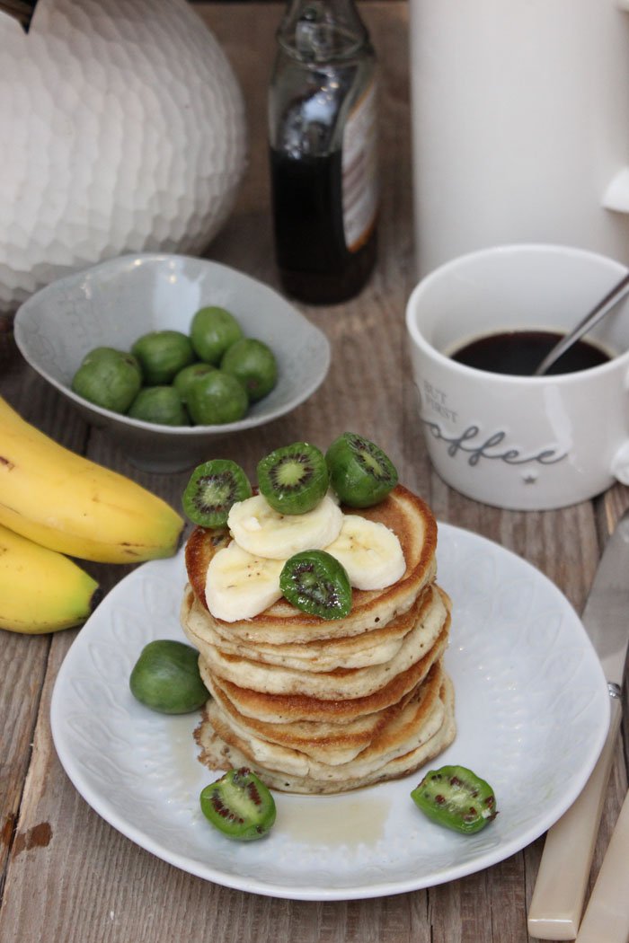 Bananen-Protein-Pancakes Rezept