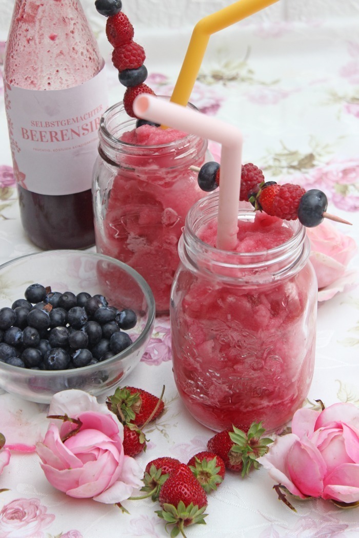 Slush Eis Selber Machen Ohne Maschine Beeren Slush-Eis selber machen mit und ohne Slush Maschine