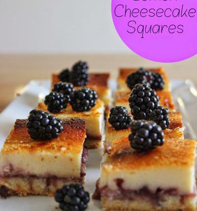 Berry-Lemon-Cheescake-Squares Rezept