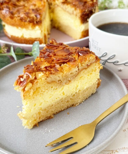 Einfaches Bienenstich Rezept, Bienenstich Kuchen, Bienenstich Torte