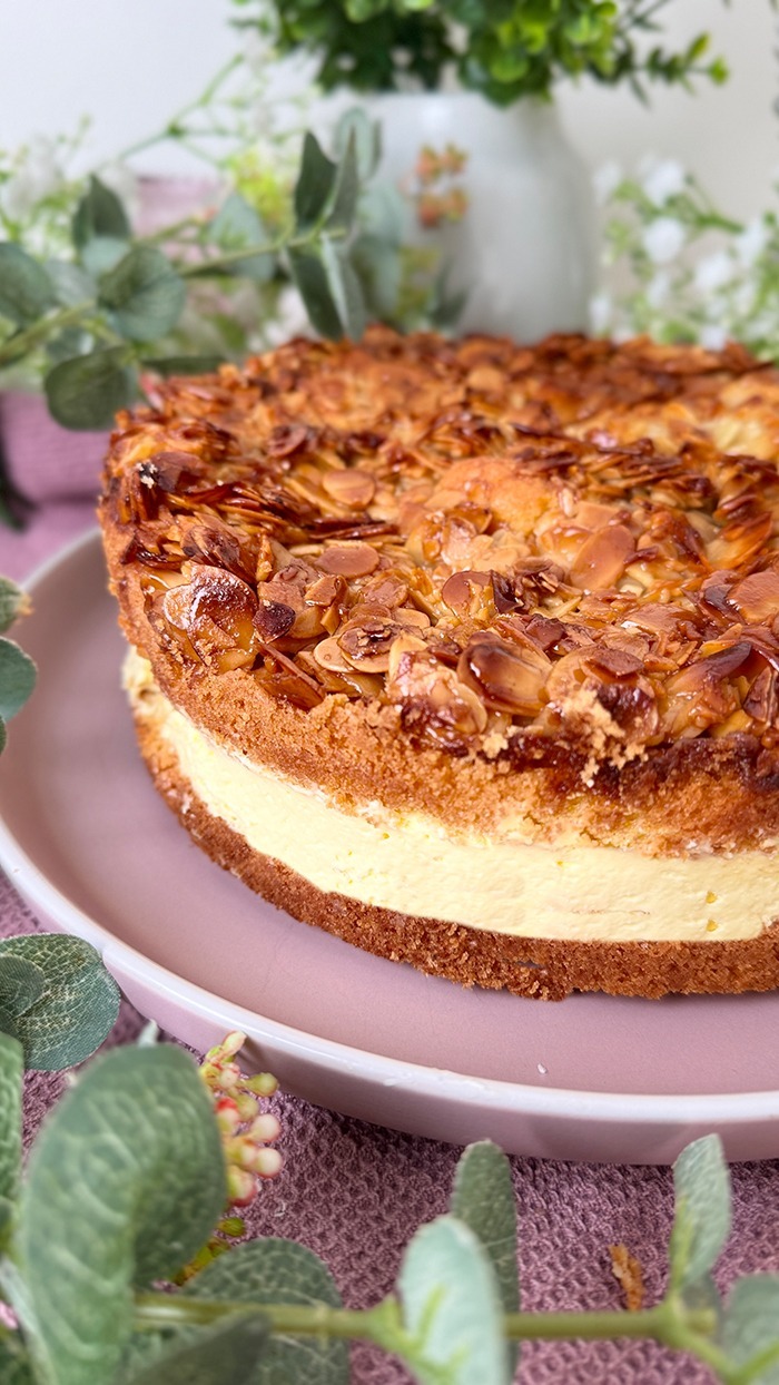 Einfaches Bienenstich Rezept, Bienenstich Kuchen, Bienenstich Torte