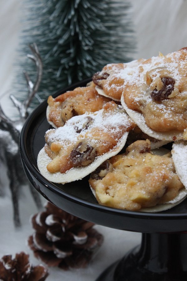 Bratapfel-cookies - weihnachtliches plätzchen rezept