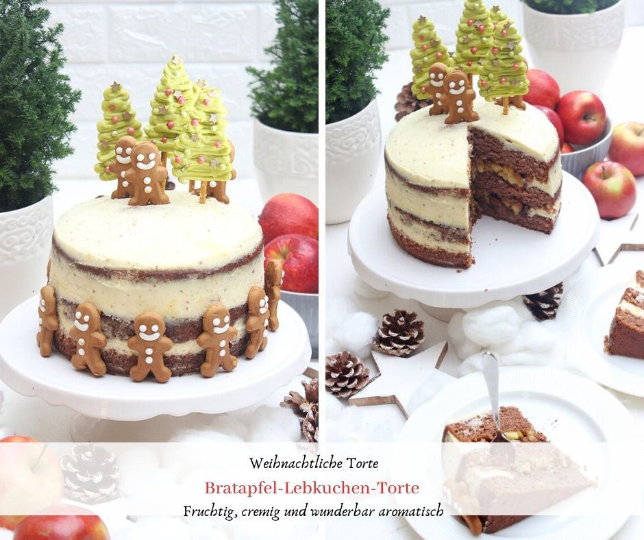 Bratapfel-lebkuchen-torte