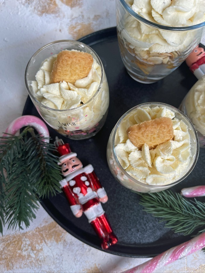 Superleckeres bratapfel-tiramisu winter dessert in 20 minuten