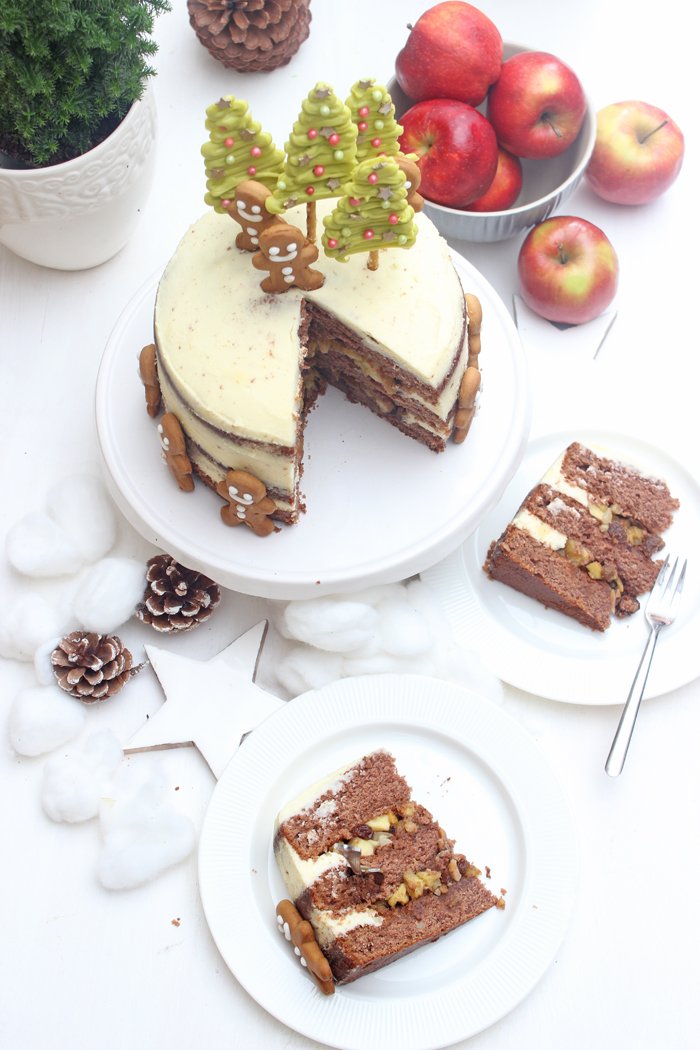Weihnachtliche Bratapfel-Lebkuchen-Torte: Ein kulinarisches Meisterwerk 1