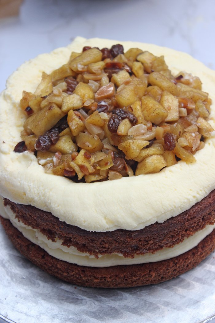 Bratapfel-Lebkuchen-Torte