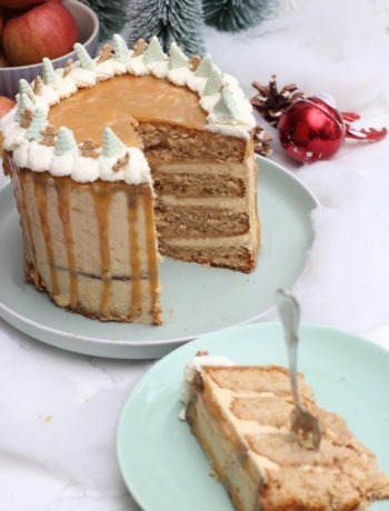 Maga fruchtige bratapfeltorte mit karamell zu weihnachten 11