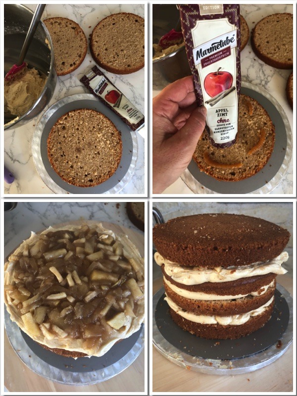 Bratapfeltorte mit karamell rezept