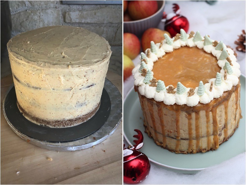 Bratapfeltorte mit karamell rezept