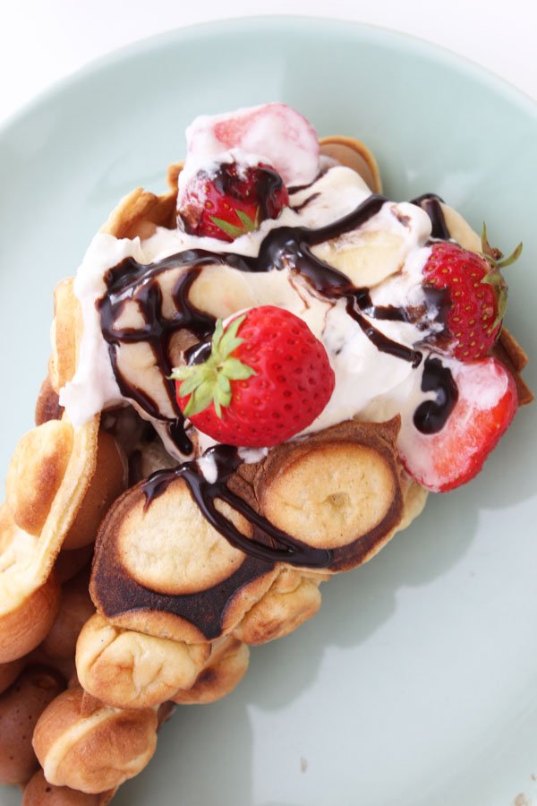 Der neue Food-Trend aus Hongkong - Bubble Waffles mit dem Bubble-Waffeleisen 