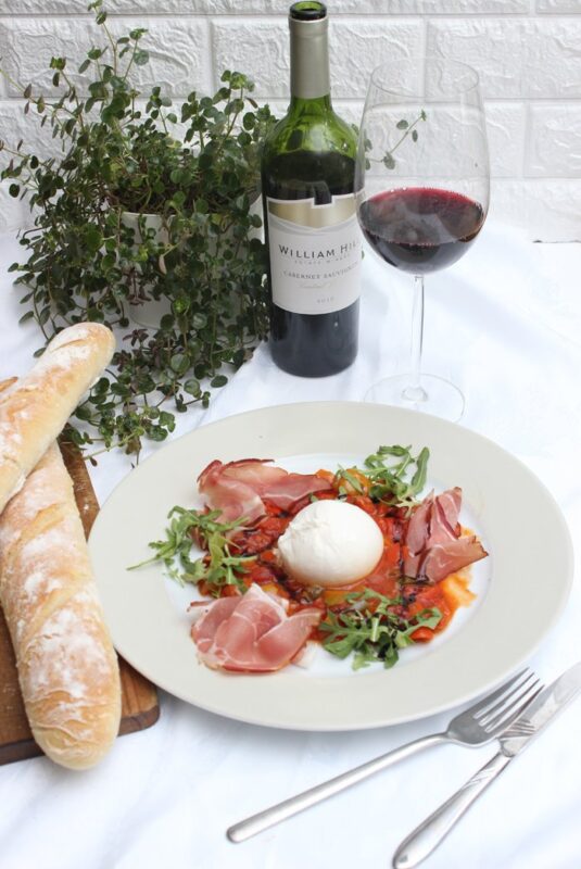 Burrata mit Paprikagemuese 6