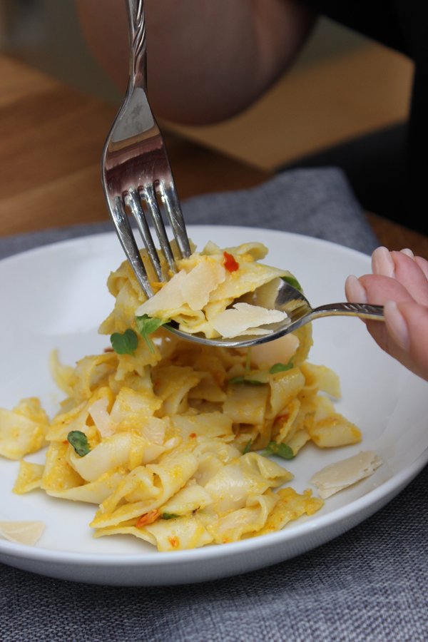 Butternut-Kürbis-Tagliatelle Rezept | Köstlich und leicht gemacht