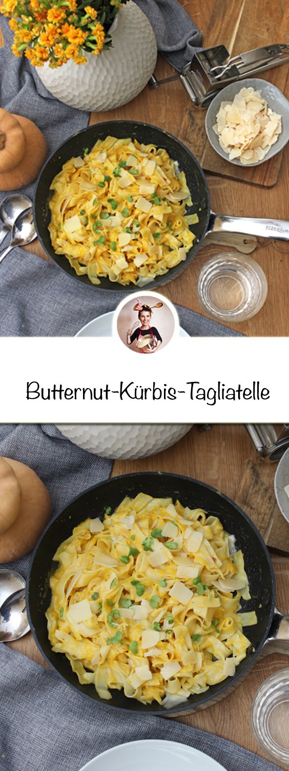 Butternut-Kürbis-Tagliatelle Rezept | Köstlich und leicht gemacht