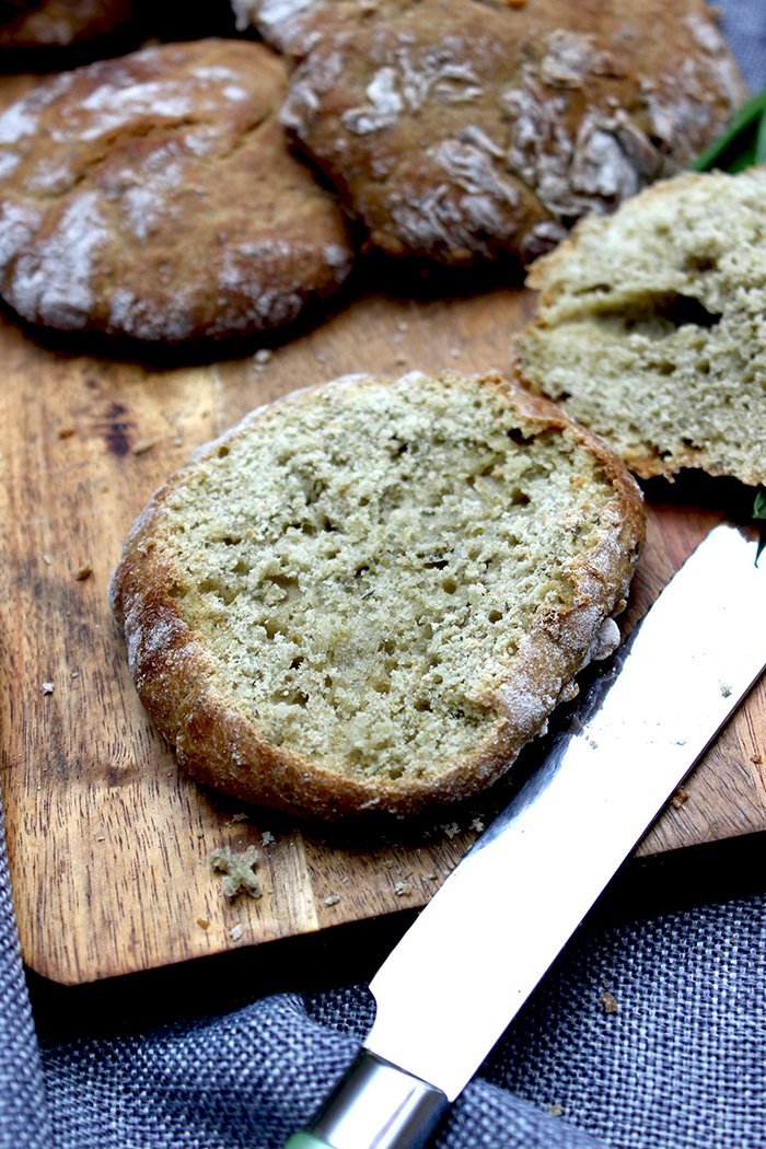 Bärlauch Brötchen selber backen