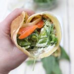 IMG Bärlauch Crêpes mit Lachs Frischkäsecreme und Ruccula 2