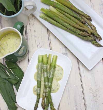 Bärlauch-Hollandaise mit grünem Spargel - "Lecker CO2 Fasten" Aktion 5