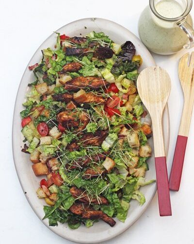 Caesar Salad a la Jamie Oliver - Aus 15 Minuten Küche 1 IMG Caesar Salad a la Jamie Oliver TL