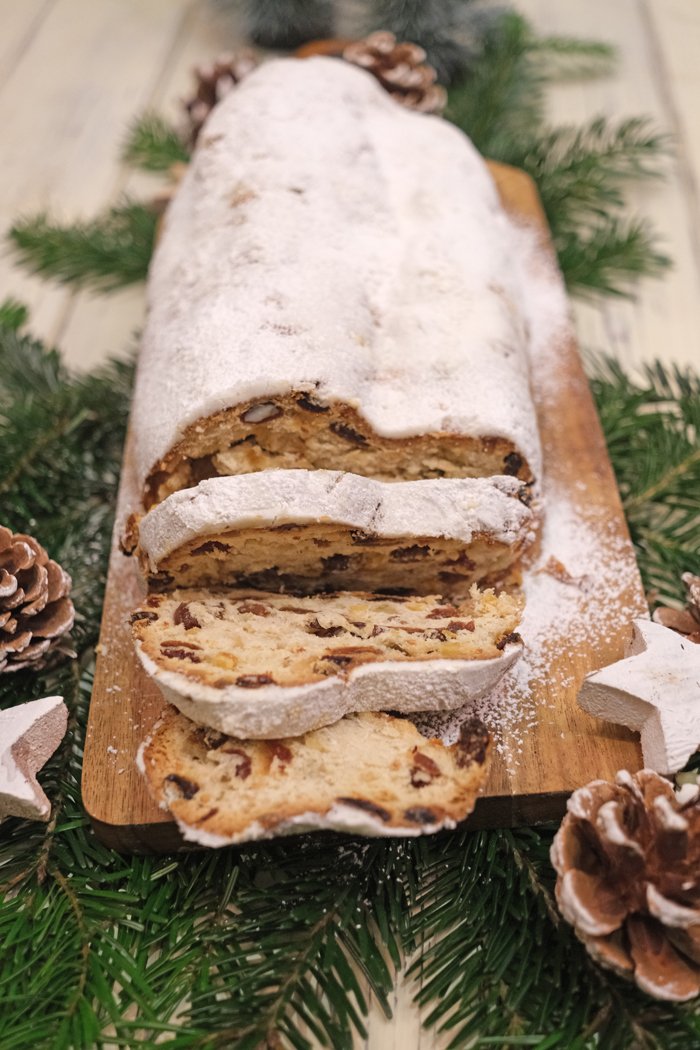 Christstollen Rezept mit Marzipan 