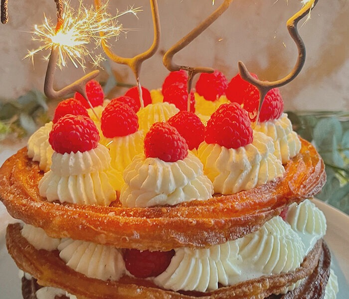 Churros-torte mit himbeeren und sahne & happy new year 2 Churros-torte mit himbeeren und sahne rezept