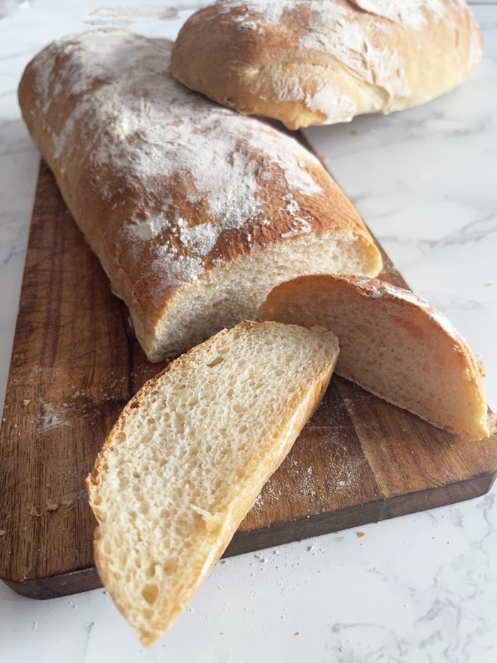Ciabatta Brot selber backen