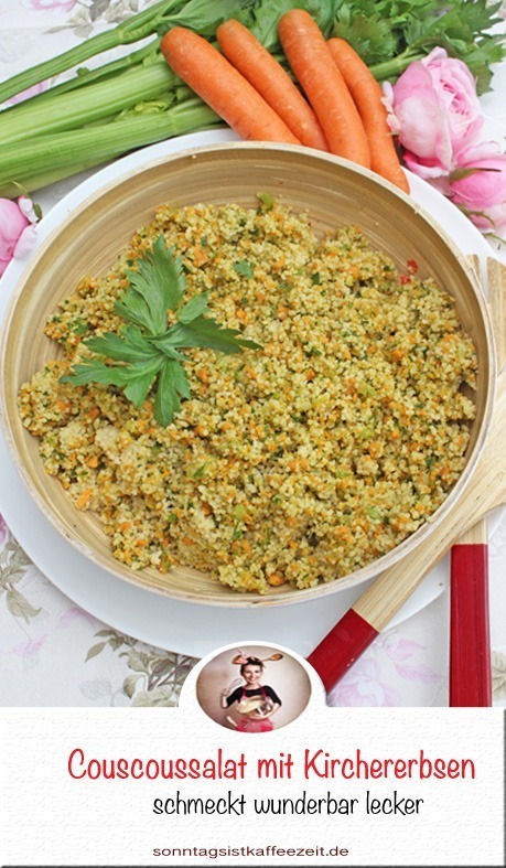 Couscoussalat mit kichererbsen rezept in 25 minuten