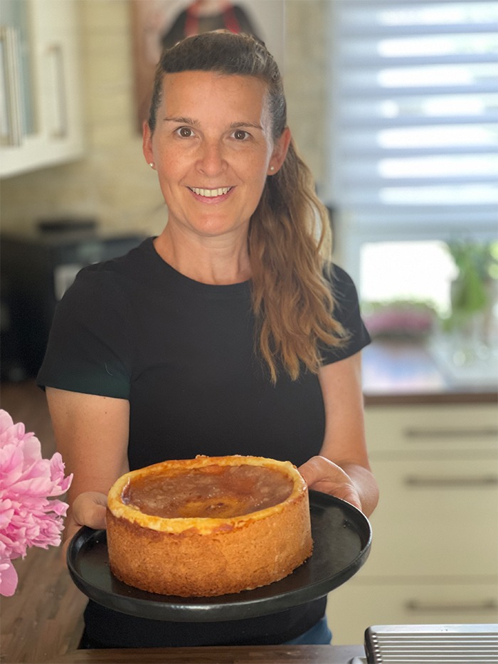 Crème-Brûlée-Käsekuchen Rezept, Crème-Brûlée-Rahmkuchen Rezept