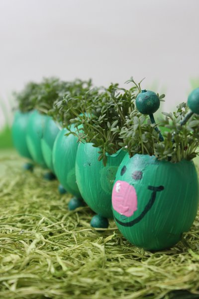 Diy osterdeko- kresseraupe basteln 9
