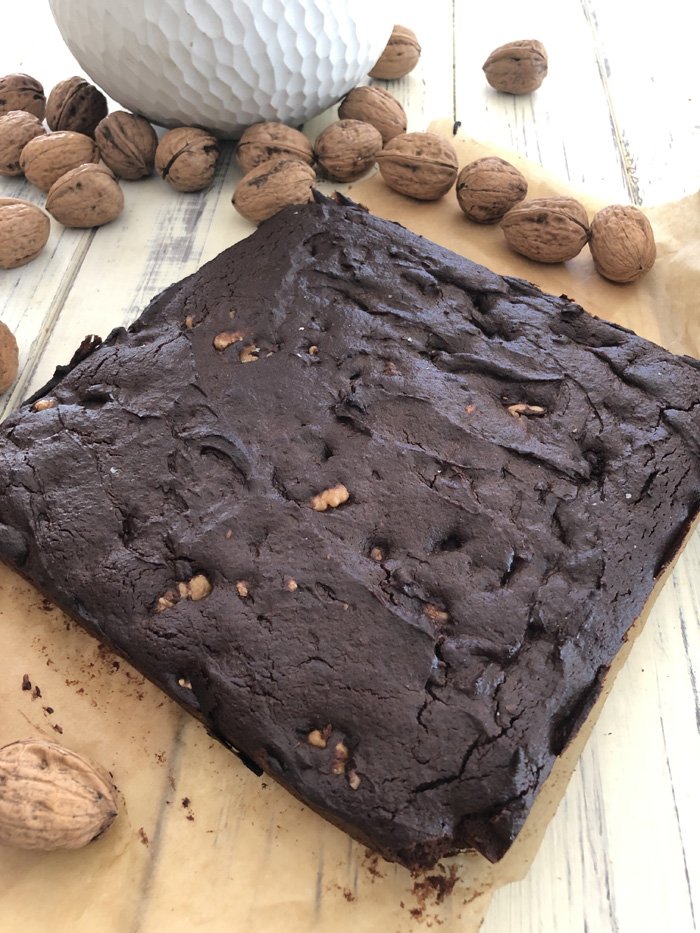 Low Carb himmlisches Walnuss-Brownies Rezept