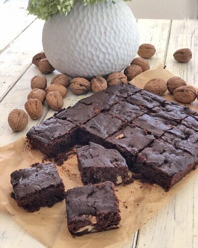 IMG Die leckersten Walnuss Brownies Low Carb und zuckerfrei Titelbild