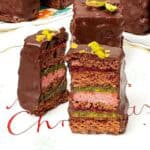 IMG Dominosteine mit Pistazien Marzipan und Punschcreme 10