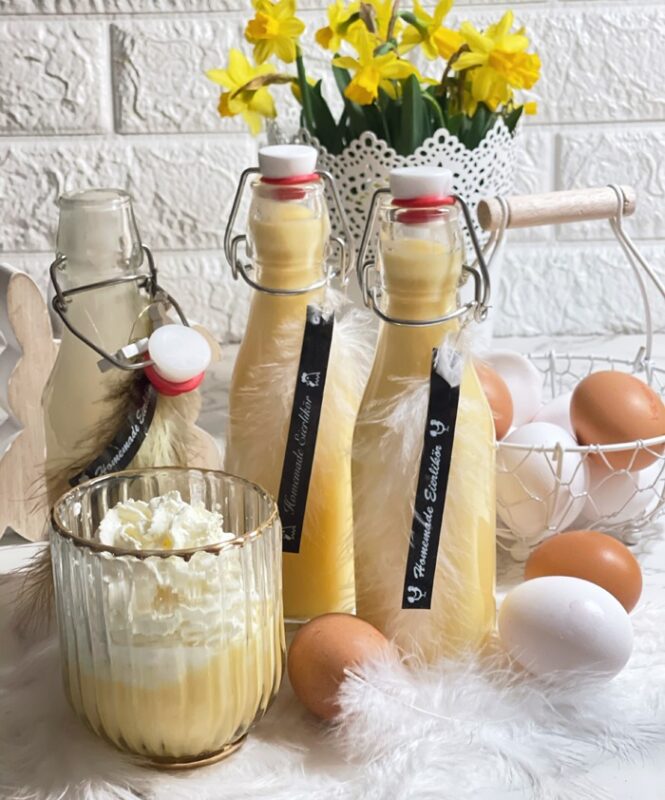 IMG Eierlikoer selber machen – 2 Rezepte mit Alkohol und Ohne TL