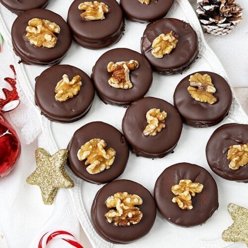 IMG Einfache Walnuss Marzipan Plaetzchen 10