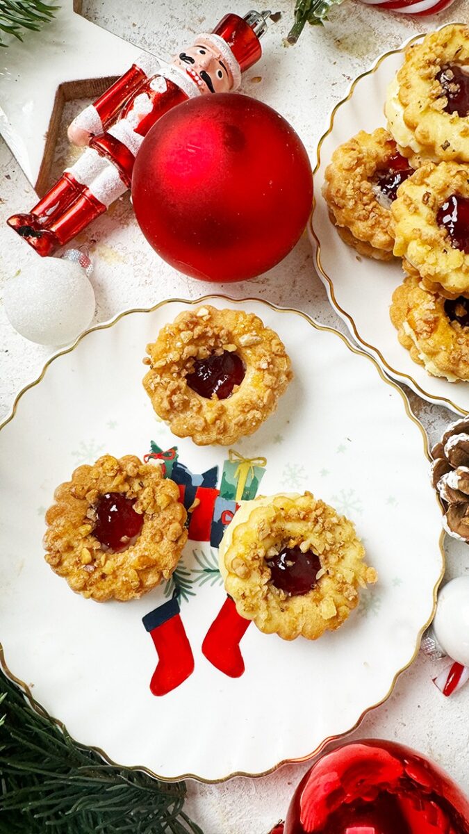 Frankfurter-Kranz Plätzchen Rezept - 1 A Unwiderstehlich und einfach 4 IMG Einfache zarte Frankfurter Kranz Plaetzchen Rezept 09