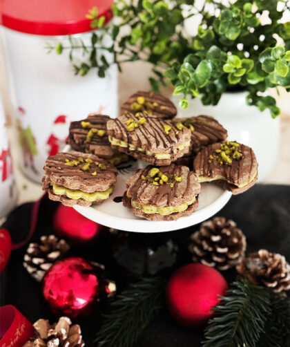 Einfaches mozart plätzchen rezept, mozarttaler rezept, mozarttaler backen, mozart weihnachtskekse,plätzchen backen