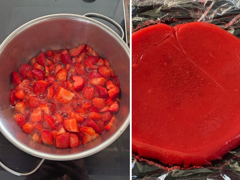 Erdbeer-Kuppeltorte | Erdbeer- Charlotte mit Fruchtspielgel