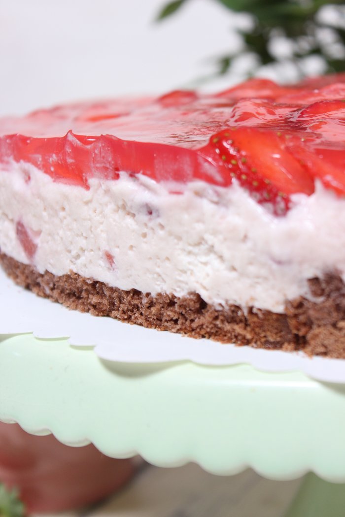 Erdbeer-Joghurt-Holunder-Herztorte