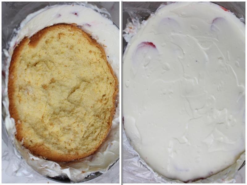 Erdbeer-Kuppeltorte | Erdbeer- Charlotte mit Fruchtspielgel