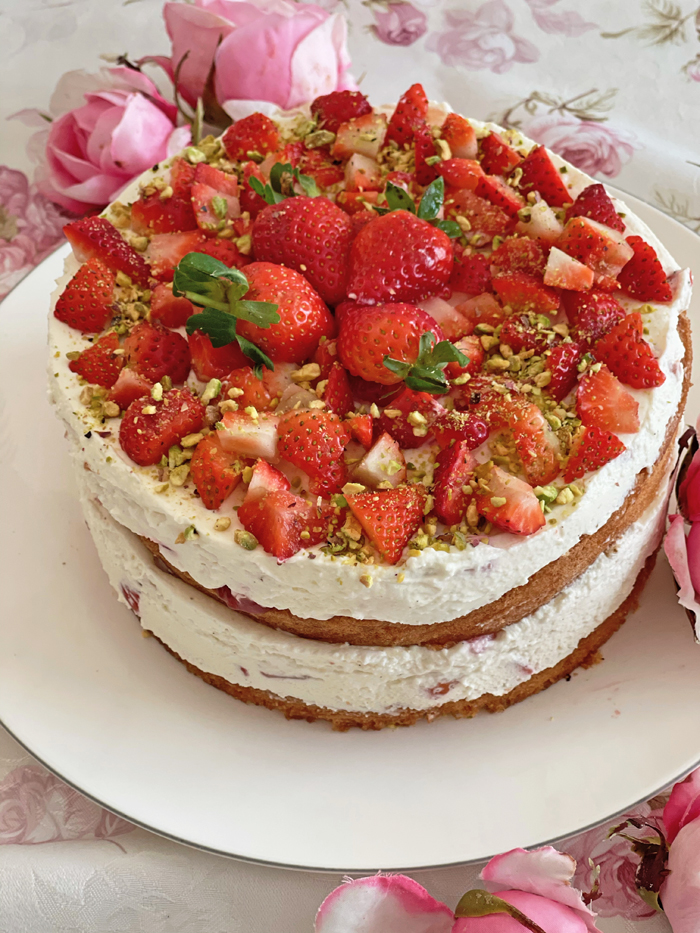 Erdbeer-Sahne-Torte Rezept – Eine leckere cremige und fruchtige Erdbeertorte