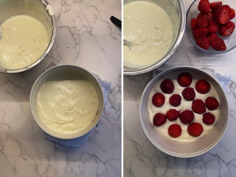 Erdbeer-skyr-torte ohne backen