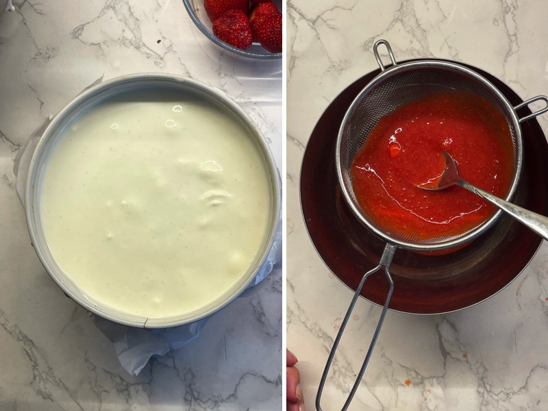 Erdbeer-skyr-torte ohne backen