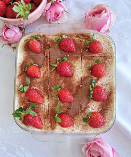 Erdbeer-Tiramisu Rezept mit Sahne-Joghurt und Skyr: 1 A fruchtig und Einfach 1 IMG Erdbeer Tiramisu Rezept 1