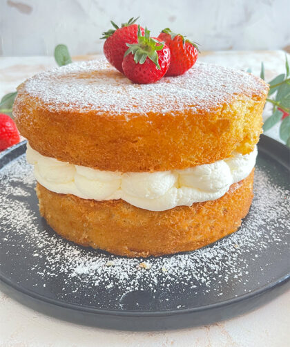 Erdbeer-Victoria-Sponge-Cake Rezept