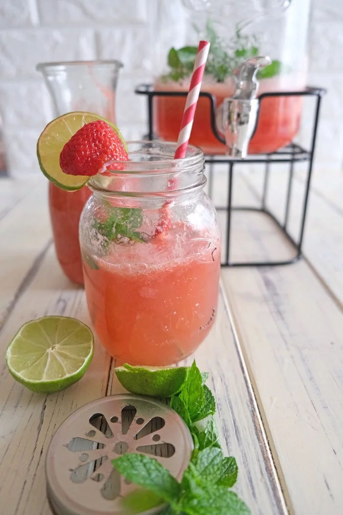Erdbeer Zitronen Limonade Selber Machen Ohne Zucker