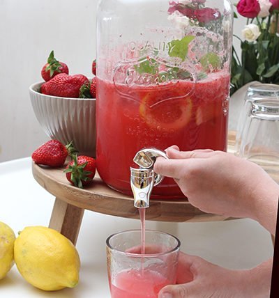 IMG Erdbeer Zitronen Limonade selber machen TITELBILD