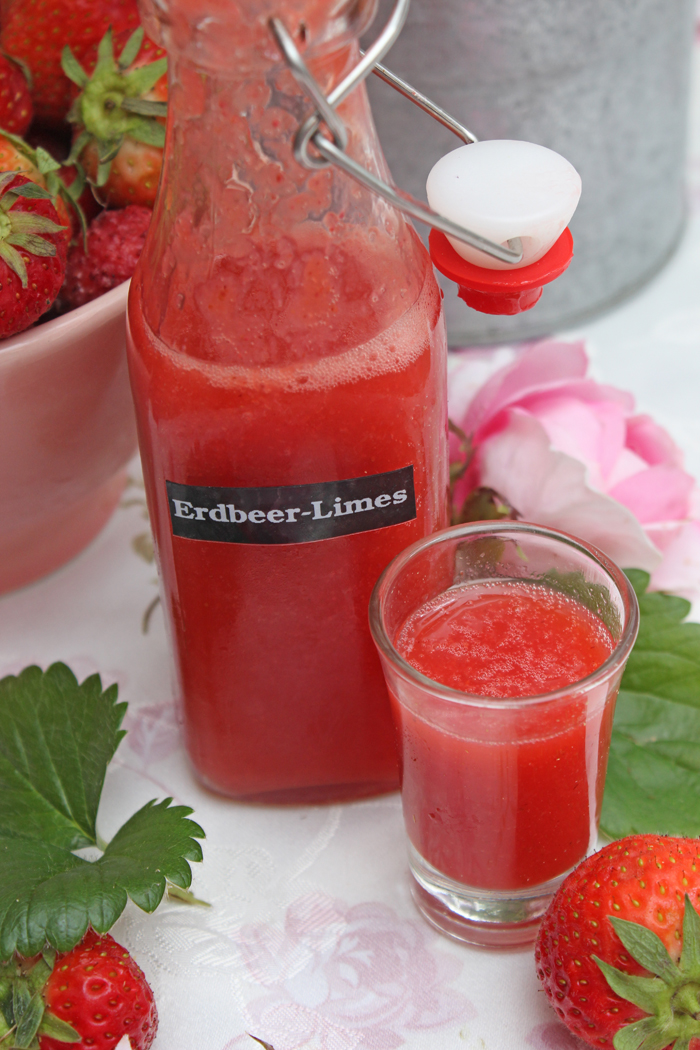 Erdbeerlimes Rezept 