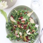 IMG Feldsalat Ziegenkäse mit Birne und Granatapfeldressing