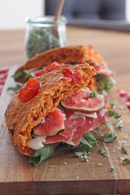 Focaccia mit Bärlauchsalz Brot backen mit Birkmann Gewinnspiel 09