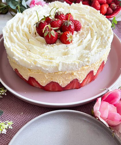 Sagenhafte Fraisier - Französische Erdbeertorte 1 IMG Fraisier Franzoesische Erdbeertorte Rezept 01
