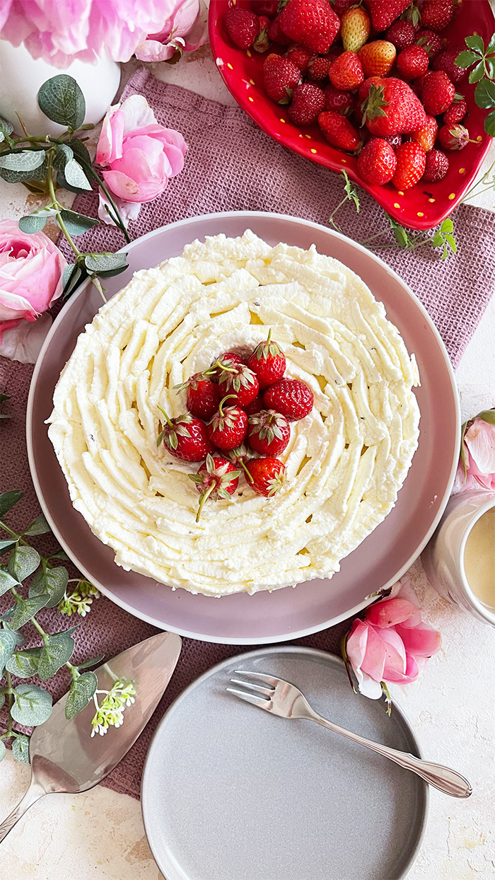 Sagenhafte fraisier - französische erdbeertorte